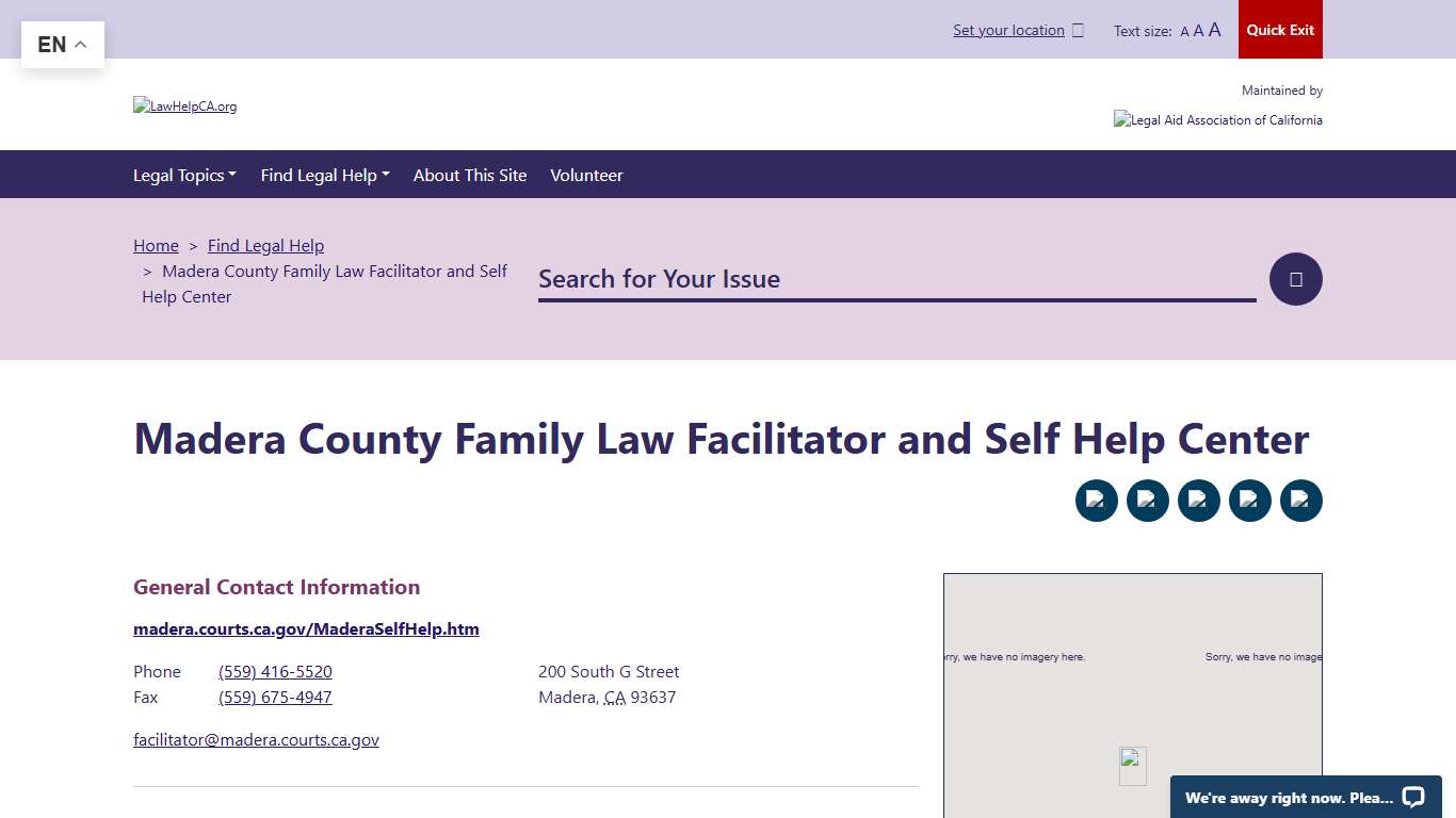 Madera County Family Law Facilitator and Self Help Center LawHelpCA - Legal aid and legal help near you
